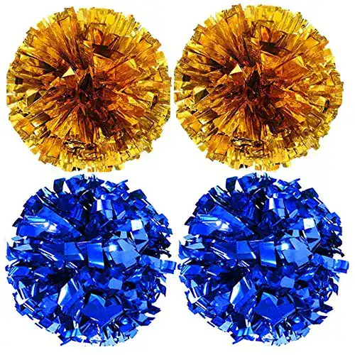 Cheerleader-Pompons Xinlie Hand Blumen Kunststoff, 4 Stück