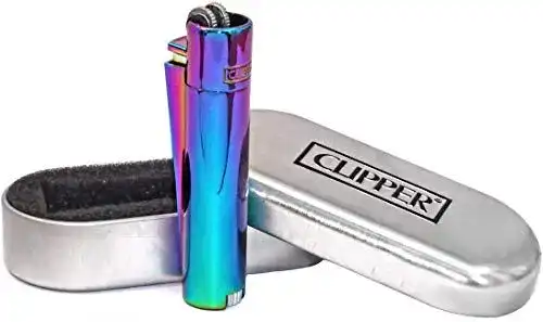 Clipper-Feuerzeug Clipper sunnydeals® Rainbow, Metall