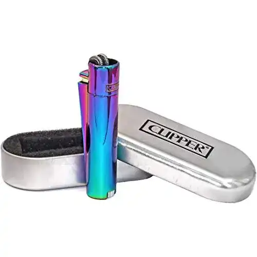 Clipper-Feuerzeug Clipper sunnydeals® Rainbow, Metall