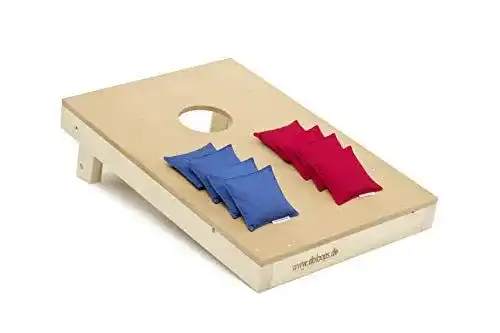 Cornhole doloops Original Spielset EIN Board und 8 Bags