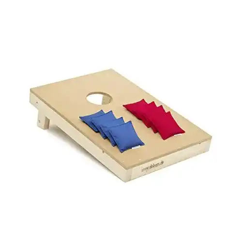 Cornhole doloops Original Spielset EIN Board und 8 Bags