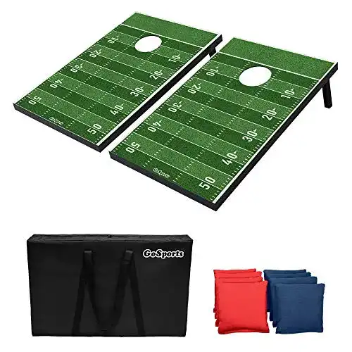 Die beste Cornhole GoSports Fußball-Set inklusive 2 Bretter, 8 Sitzsäcke 2026 Test Bestseller Cornhole GoSports Fußball-Set inklusive 2 Bretter, 8 Sitzsäcke