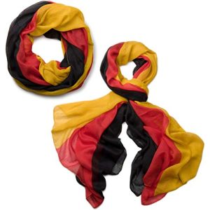 Deutschland-Schal styleBREAKER stylisch leichter Loop oder Schal