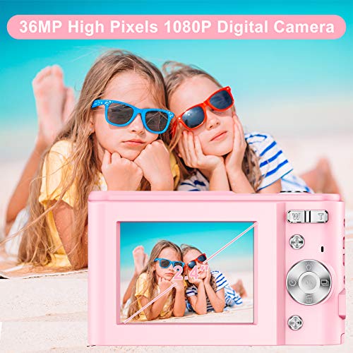 Digitalkamera pink Nicamery Digitalkamera 1080P HD Kompakt