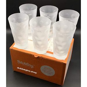 Dubbeglas dubbeglas.shop Premium 6 Stück 0,5 Liter (satiniert)