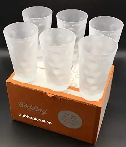 Dubbeglas dubbeglas.shop Premium 6 Stück 0,5 Liter (satiniert)