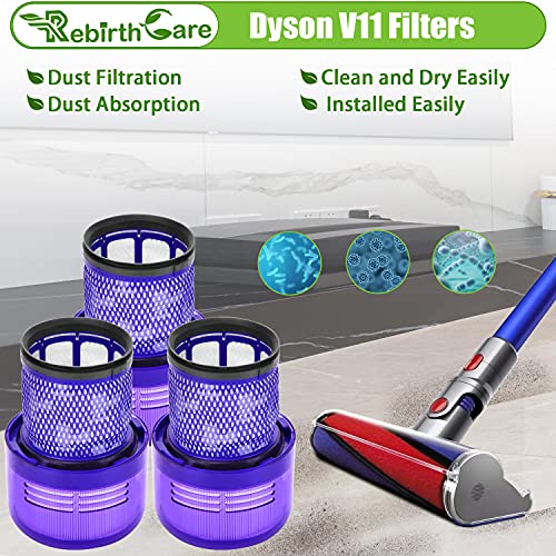 Dyson-V11-Filter Rebirthcare 3er-Pack Filter für Dyson