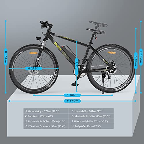 E-Bike unter 1.000 Euro Eleglide M1 Plus E-Mountainbike 27.5 Zoll