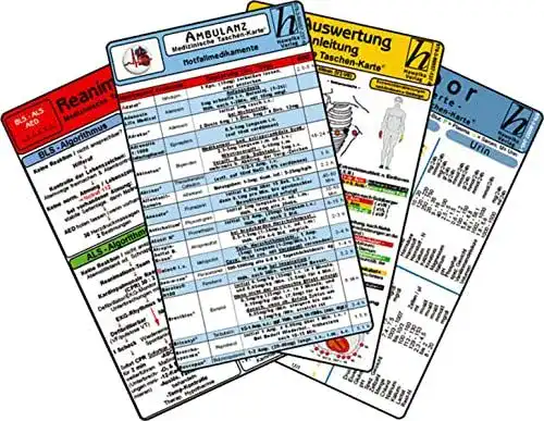 EKG-Lineal Hawelka, Verlag Ambulanz Karten-Set