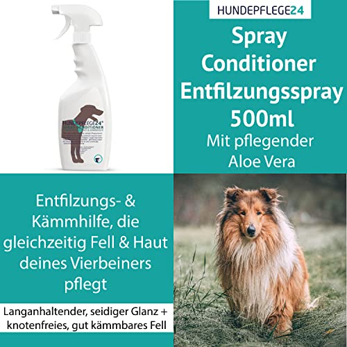 Entfilzungsspray Hund Hundepflege24 Spray Conditioner 500ml