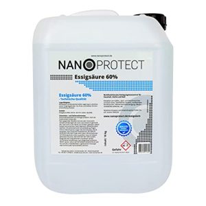 Essigsäure Nanoprotect 60% Ideal als Reiniger und Entkalker 10 kg