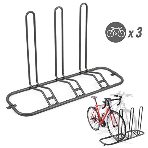 Fahrrad-Abstellständer Sunix Fahrradständer für 3 Fahrräder