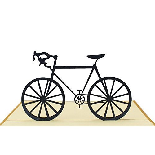 Fahrradkarte Diese-Klappkarten Fahrrad Pop Up Karte, 3D