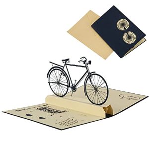 Fahrradkarte JeoPoom Pop-Up Karte, Glückwunschkarte in 3D
