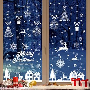 Fensterbilder HOOWA Weihnachten Selbstklebend