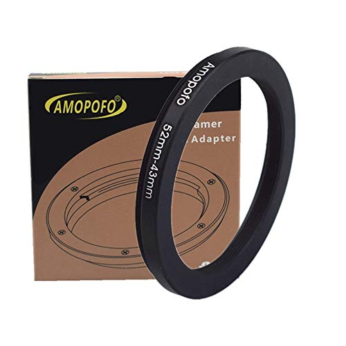 Die beste filteradapter amopofo 52mm 43mm step down ringe Bestsleller kaufen