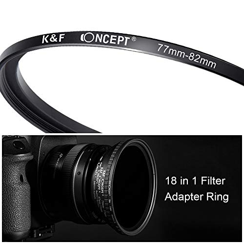 Filteradapter K&F Concept 18 teiliges Set Kamera Objektiv Filter