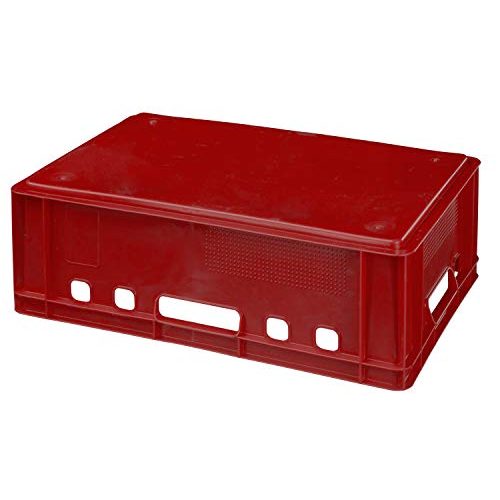 Fleischerkisten Logiplast 5 Stück E2 Kisten 60x40x20 in rot