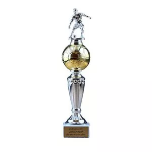 Fußball-Pokal Zelaro Pokal Fußball mit Gravur, 31 cm hoch
