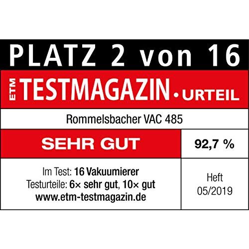 Gastro-Vakuumierer Rommelsbacher Vakuumierer VAC 485