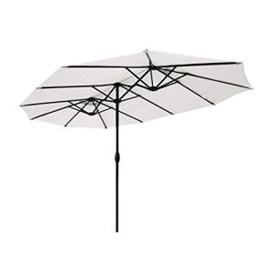 Gastro umbrella Sekey ® 270 × 460 cm aluminum oval market umbrella