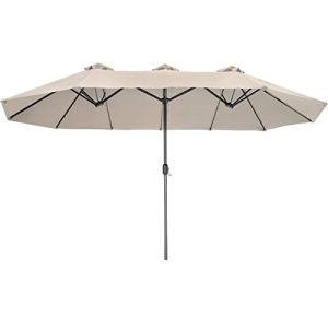 Gastro umbrella TecTake 800936 double parasol with hand crank