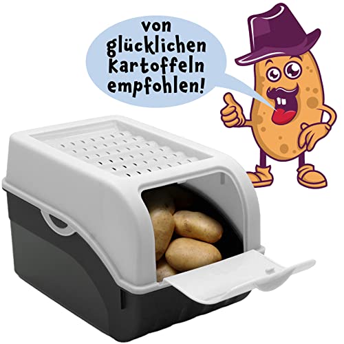 Gemüsebox ARTECSIS Kartoffel Aufbewahrungsbox weiss