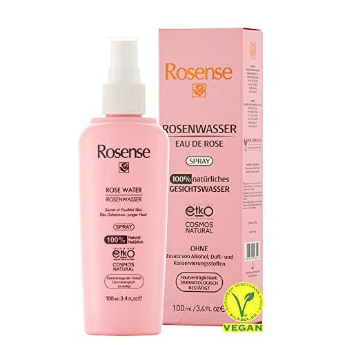 Gesichtsspray Rosense Rosenwasser Spray, 100 % naturrein, 100 ml