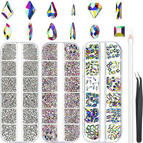Die beste glaskristalle blulu 6120 stuecke ab kristall strass set multi formen Bestsleller kaufen