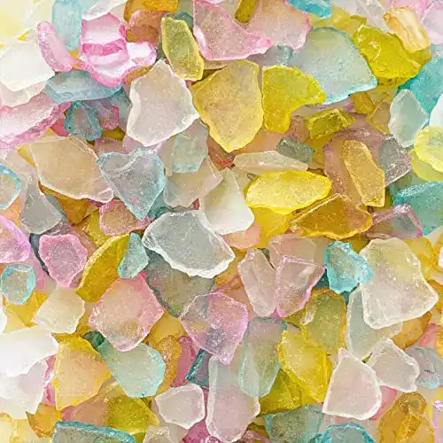 Glasscherben Glassteine Seeglas. ca 10-50mm, 1 KG Gefrostet