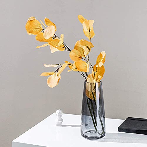 Glasvase Konische Vase dekorative Blumenpflanze Knospenvasen