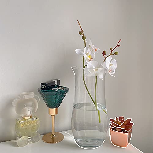 Glasvase UNISHOP Kristall-Blumenvase, 21 cm Hoch, Elegant