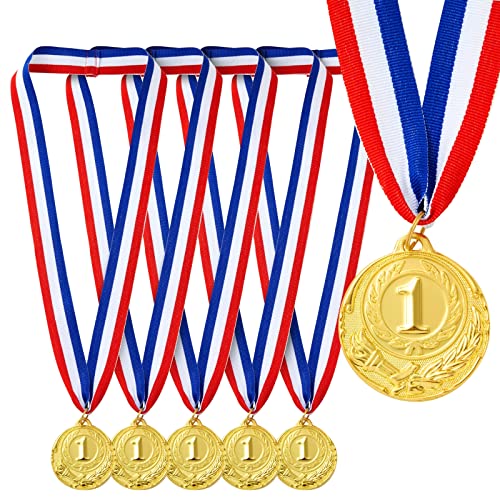 Die beste goldmedaillen juvale 6 stueck goldfarbene medaillen 5 cm Bestsleller kaufen