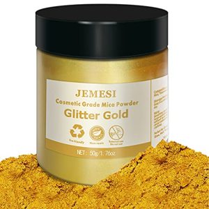Goldpulver JEMESI 50g Epoxidharz Farbe, Metallic Farbe Resin