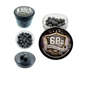 Gummigeschosse SSR 100 x Premium Hard Mix Rubber Steel Balls
