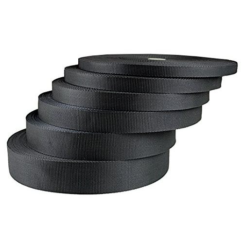 Gurtband tukan-tex Polypropylene schwarz 50mm breit, 50 m