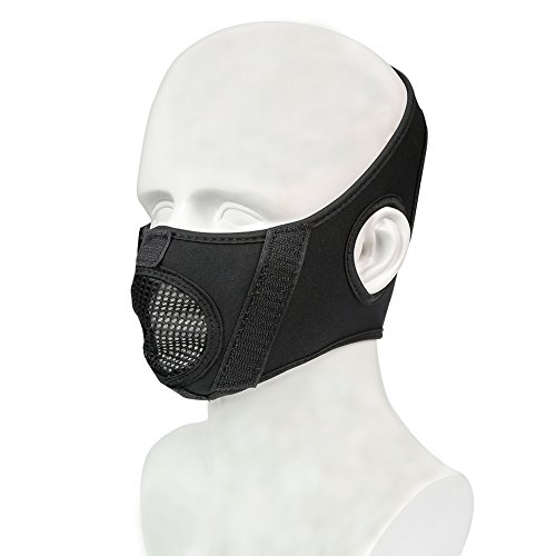 Hannya-Maske AOUTACC Airsoft Halbgesichtsmasken, Kabuki