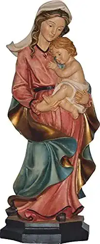 Heiligenfigur Motivationsgeschenke Mutter Gottes mit Jesukind