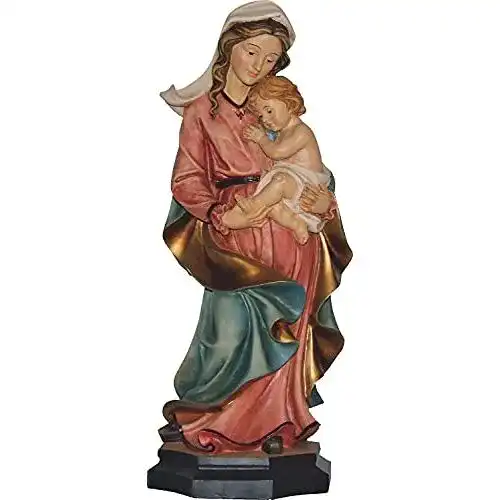 Heiligenfigur Motivationsgeschenke Mutter Gottes mit Jesukind