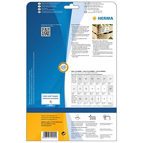 Herma-Etiketten HERMA 10902 Power Etiketten DIN A4 klein