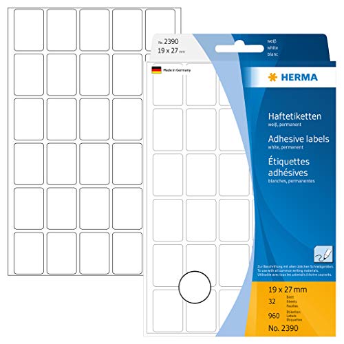 Herma-Etiketten HERMA 2390 Vielzweck-Etiketten mini, 32 Blatt