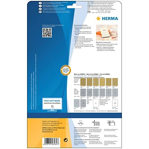 Herma-Etiketten HERMA 8964 Folien-Etiketten für Inkjet Drucker