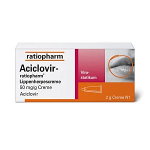 Herpes-Mittel Ratiopharm Aciclovir-Lippenherpescreme, 2 g