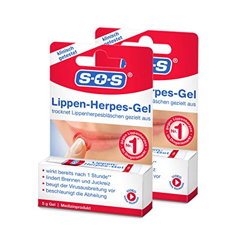 Die beste herpes mittel sos lippen herpes gel mit silicium 2 x 5g Bestsleller kaufen