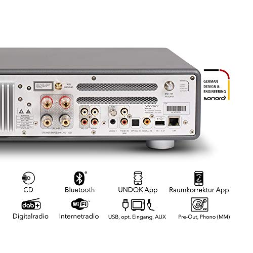 High-End-HiFi-Anlagen sonoro Maestro HiFi Receiver, CD Player