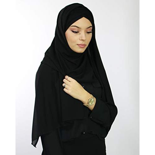 Hijab Lamis Hijab, Fertiger Schal Kopftuch zum Überziehen