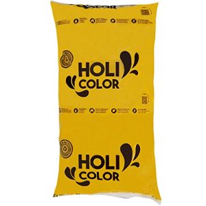 Holi-Farben Komencu Holi Farben Pulver, Beutel 1 kg, gelb