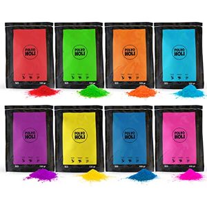 Holi-Farben POLVO HOLI Packung 800 g Pulver Holi, 8 Farben