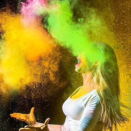 Holi-Farben The Glowhouse UV Neon Holi-Pulver, 70 g, 6 Stück