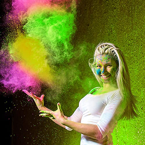 Holi-Farben The Glowhouse UV Neon Holi-Pulver, 70 g, 6 Stück